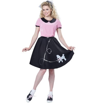 California Costumes 50s Poodle Skirt Women's Costume, Medium : Target
